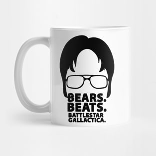 Bears Beets Battle Star Gallactica-Dwight Mug